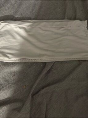 White Stretchy Bandeau Top